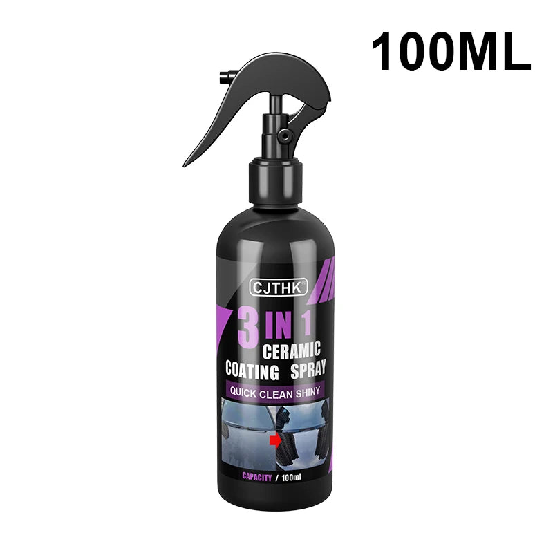 Spray Céramique Express 3-en-1 – Brillance, Défense, Hydrophobie en 5 min