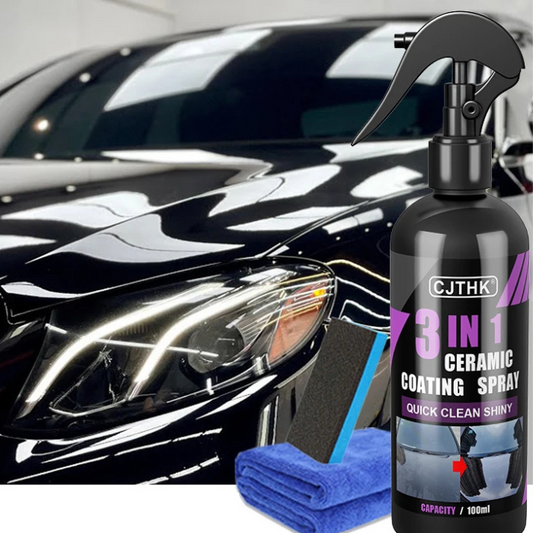 Spray Céramique Express 3-en-1 – Brillance, Défense, Hydrophobie en 5 min